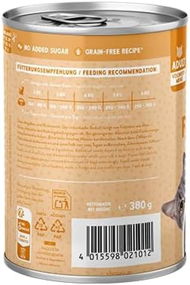 Sanabelle Gourmet Comida Húmeda en Olla con Ganso y Pollo | 6 x 380 g | 2,28 kilos