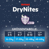 Huggies DryNites Pañales nocturnos para mojar la cama para niños de 13 a aproximadamente 8-13 años (30-48 kg) Paquete mensual gigante de 33 piezas (3x11) Bragas de pañales XL Productos de baño Vazba