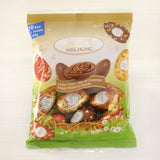 Mezcla especial de chocolate | 2 x 180 g | Huevos con leche entera en cinco variedades con y sin alcohol (Huevos Marc de Champagne y trufas de chocolate | 3 x 90 g)