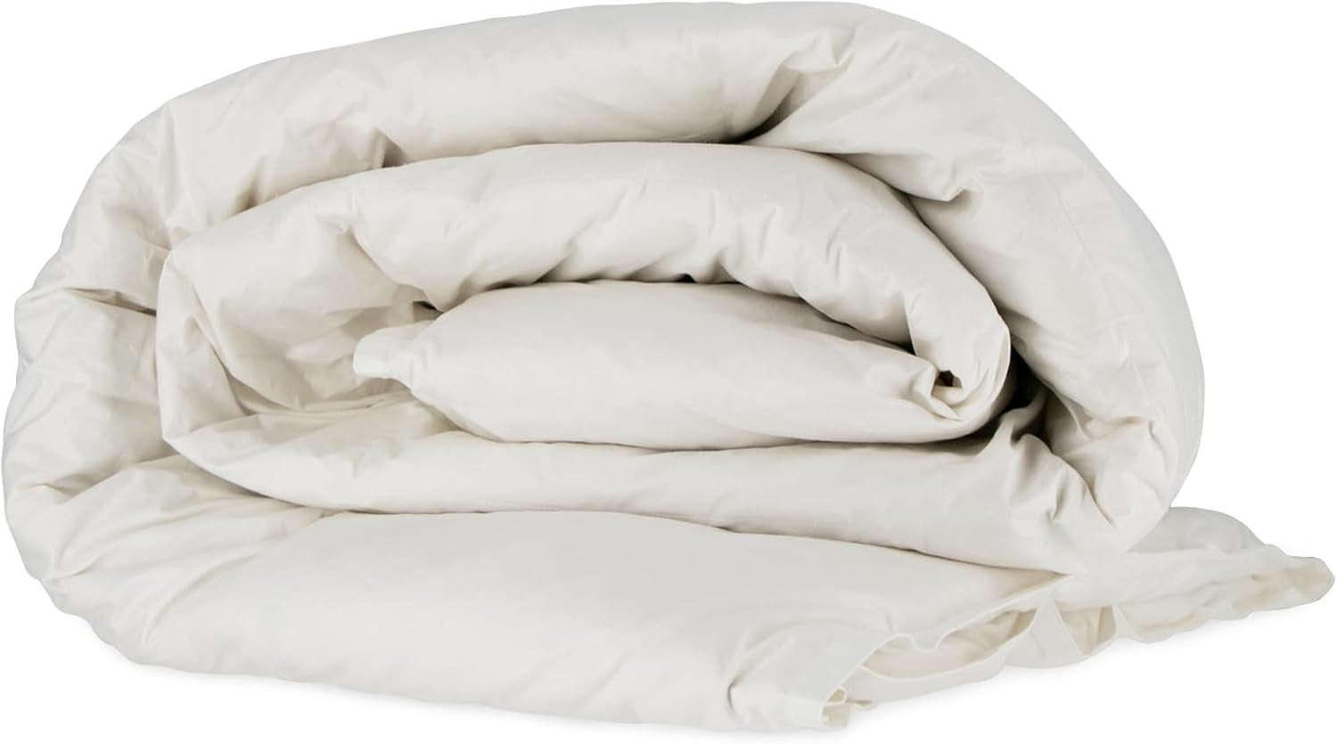 Nottetempo, Edredón De Plumas De Oca, Cama Individual, 205 X 155 X 2 Cm, Bianco Edredones y edredones Naty Shop