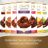Lindt Creation Hazelnut De Luxe Bar - Chocolate amargo con avellanas crujientes en un relleno cremoso