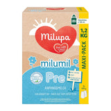 Milupa Milumil Pre, Leche en polvo para bebés - Con nutrientes importantes y sin aceite de palma - 800 g Naty Shop 1,2 Kg Milumil Pre