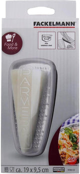 FACKELMANN Food&More 45463, Rallador de parmesano de acero inoxidable con caja frescor Pelador Naty Shop