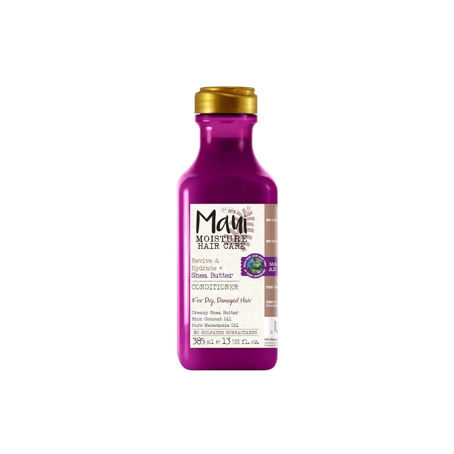 Maui Moisture Revive & Hydrate + Manteca de Karité, Champú o Acondicionador, 385ml Ducha y Baño Naty Shop Acondicionador
