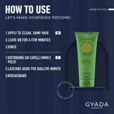 GYADA COSMETICS, Compresa Ayurvédica Fortalecedora Hialurvédica, Tratamiento Profesional para Cabello Fino y Débil, Anti-Frizz con Methi, Maca, Henna Neutra, Mascarilla Capilar Naty Shop 200ml