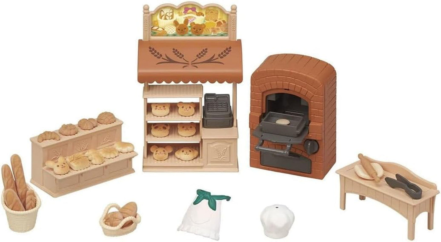 Sylvanian Families 5536 Starter House Bakery Set - Juego de casa de muñecas Casas de muñecas Naty Shop