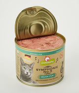 GranataPet Symphony No. 5 Pure Pollo, comida para gatos sin cereales ni azúcar, filetes en gelatina natural, comida húmeda delicada para gatos, 6 x 200 g