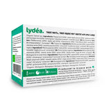 Lydea Three Mints+ Té de hierbas orgánico con tres surtidos de menta, manzana y hierbas, 60 pirámides, paquete de 3 [3 x 20 pirámides]