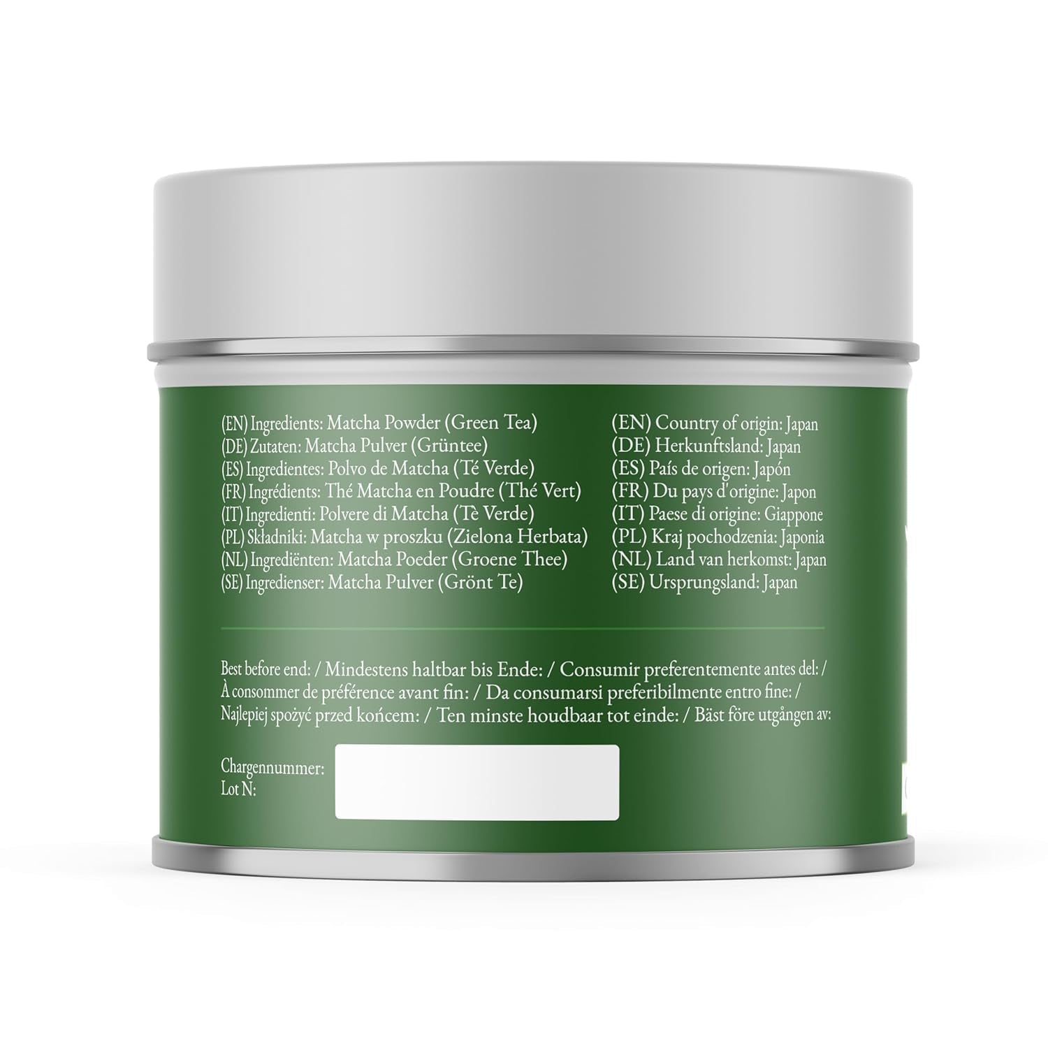 Monte Nativo Ceremonial Matcha en polvo (40 g) - perfecto para té matcha, café con leche y batidos - té verde de Japón - grado ceremonial, en caja de metal - 100% puro, sin gluten, finamente molido