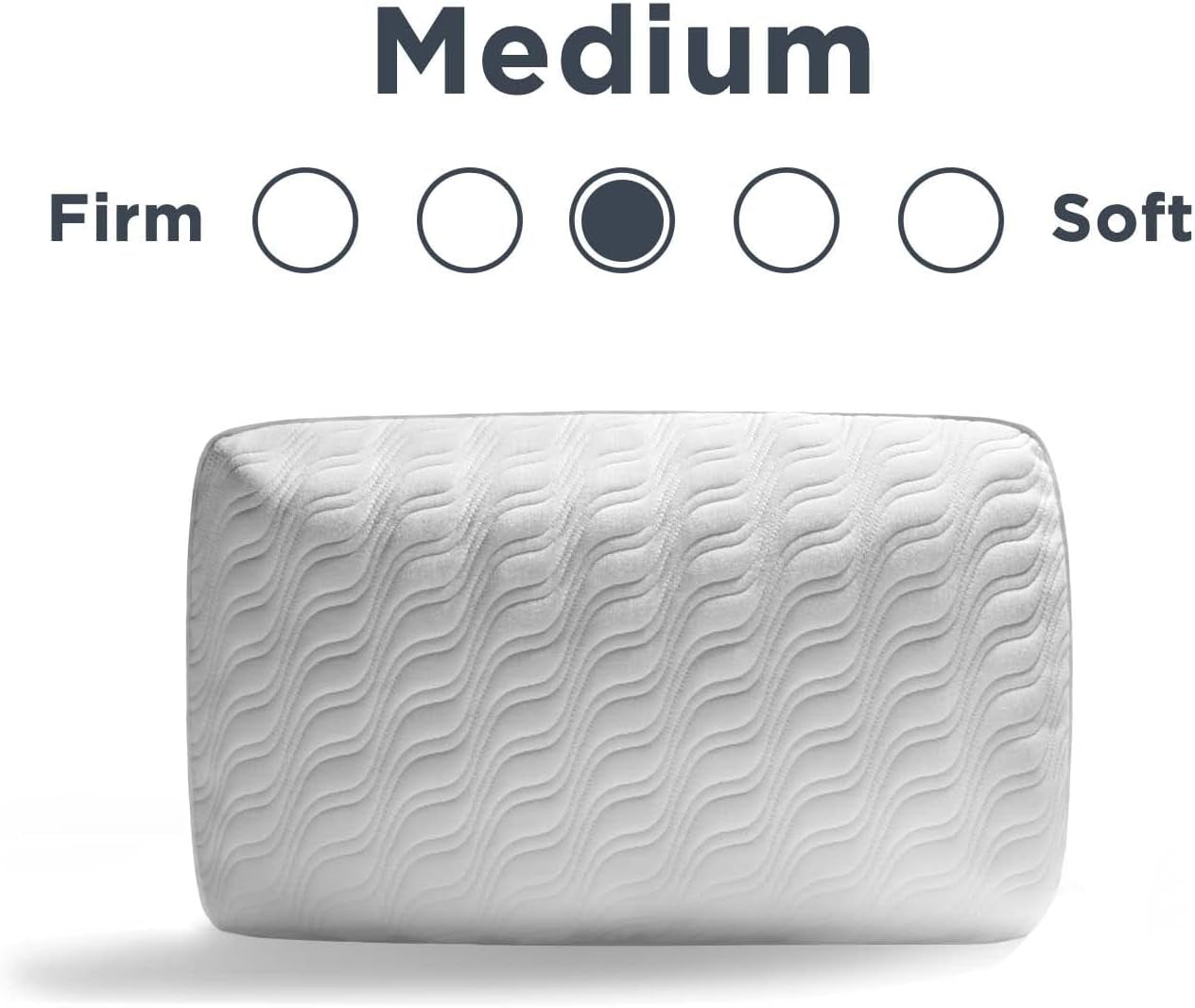 TEMPUR-PEDIC Almohada Tempur-Cloud Prohi, Espuma viscoelástica, Blanco/Opulent Garden, Almohadas King Standard Naty Shop