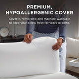 TEMPUR-PEDIC Almohada Symphony Fabricada en viscoelástica, Lujosa, Suave, Estándar, Blanco Almohadas estándar Naty Shop