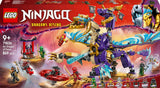 LEGO NINJAGO Dragón Arco de Luz - juguete con 8 minifiguras y una rueda de Spinjitzu - juguete de construcción ninja interactivo para niños y niñas mayores de 9 años - idea de regalo para fans 71836 Juegos de construcción Besuche den LEGO-Store