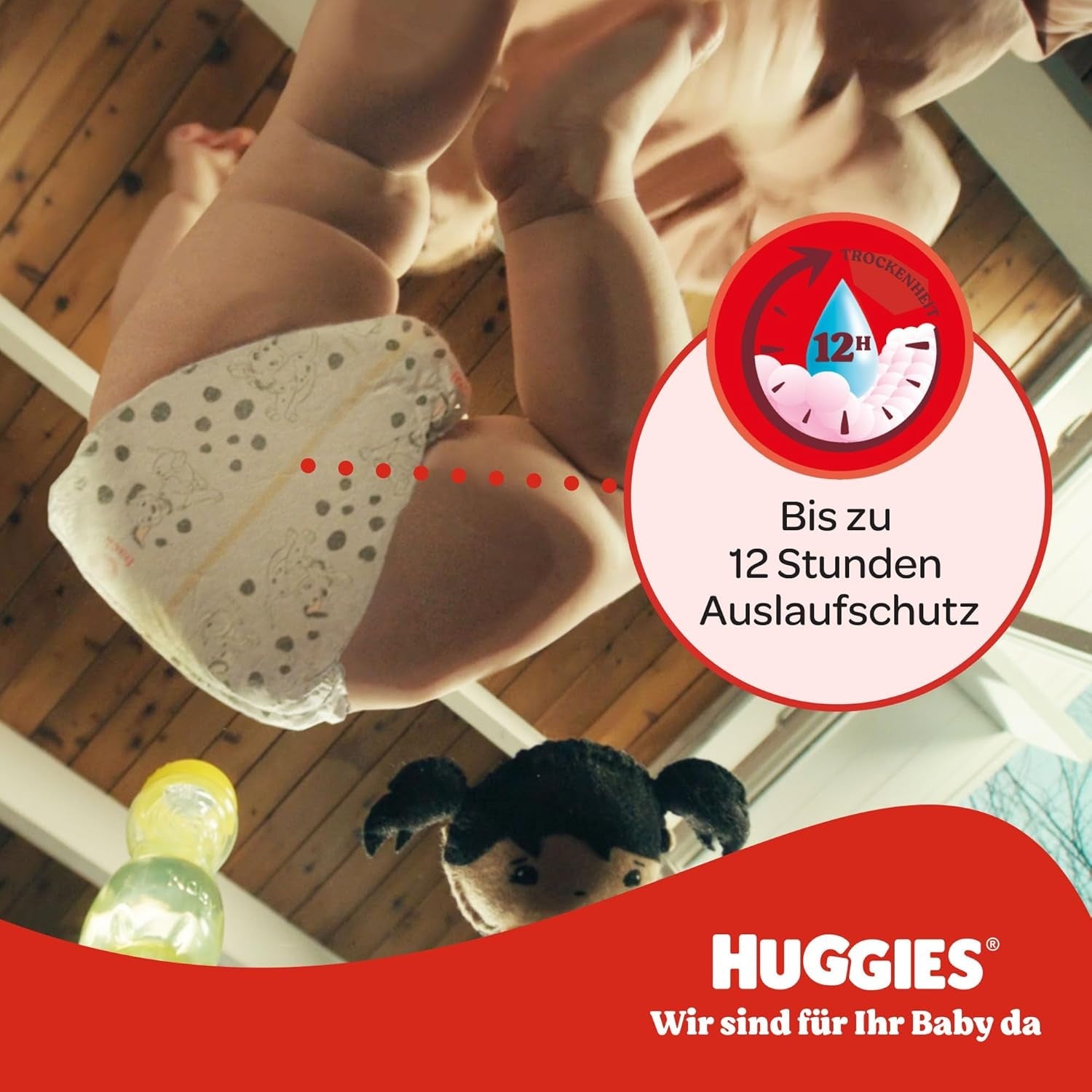 Pantalones Huggies Little Movers Disney, talla 4, 120 unidades (4x30), caja mensual