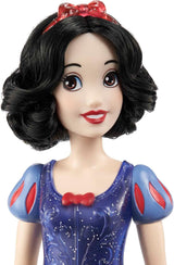 Mattel Princesa Disney Juguete Blancanieves Muñeca móvil con ropa y accesorios brillantes Regalo inspirado en la película de Disney para niños HLW08 Naty Shop Dolls