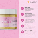 Goodbake Happy Glitter Gold - Purpurina alimentaria comestible, 10 gramos Glitter Naty Shop