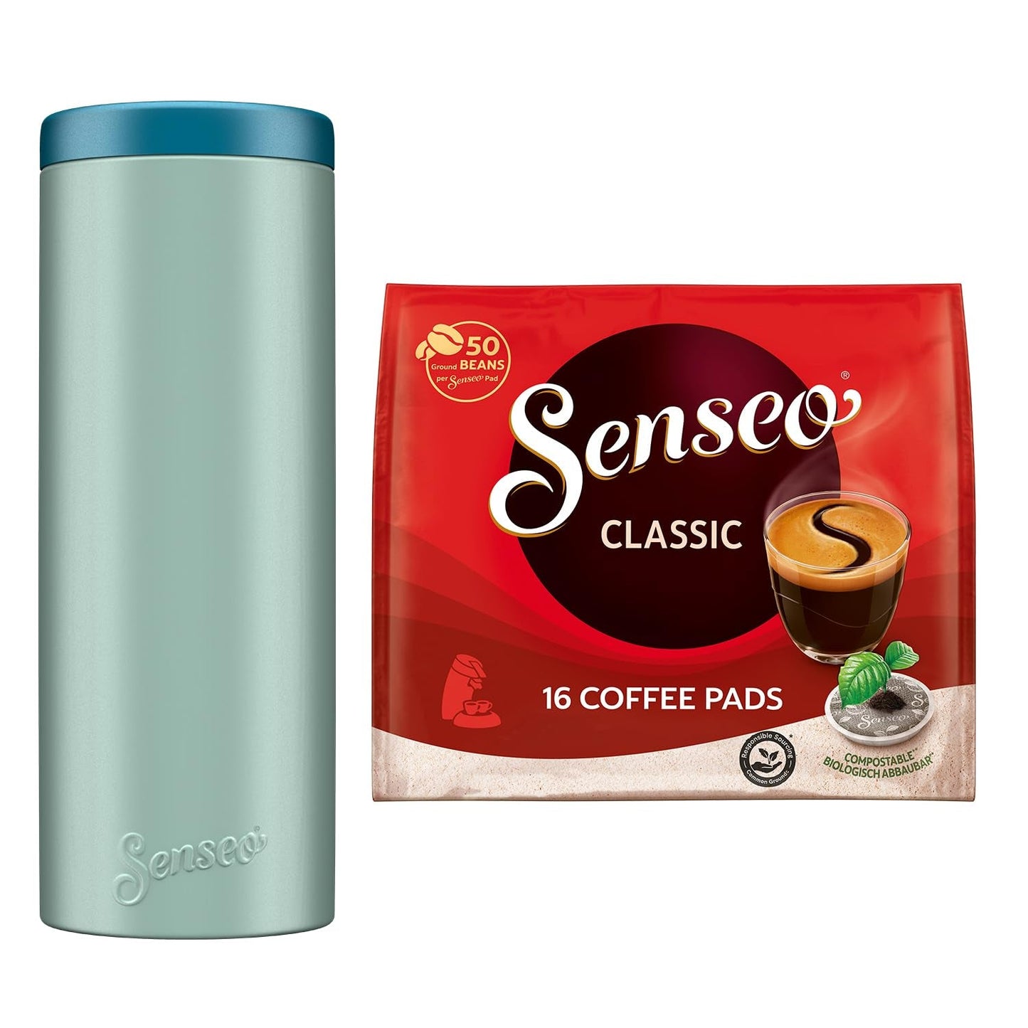 Classic Pads, 10 x 16 Getränke, 160 Kaffee Pods, incluido Pad Dose
