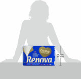 Renova Papel higiénico Renova Divine Perfection, 42 rollos, papel higiénico premium, 4 capas, ultra suave, extrafuerte, grueso, suave y absorbente, papel certificado Fsc, 4400G