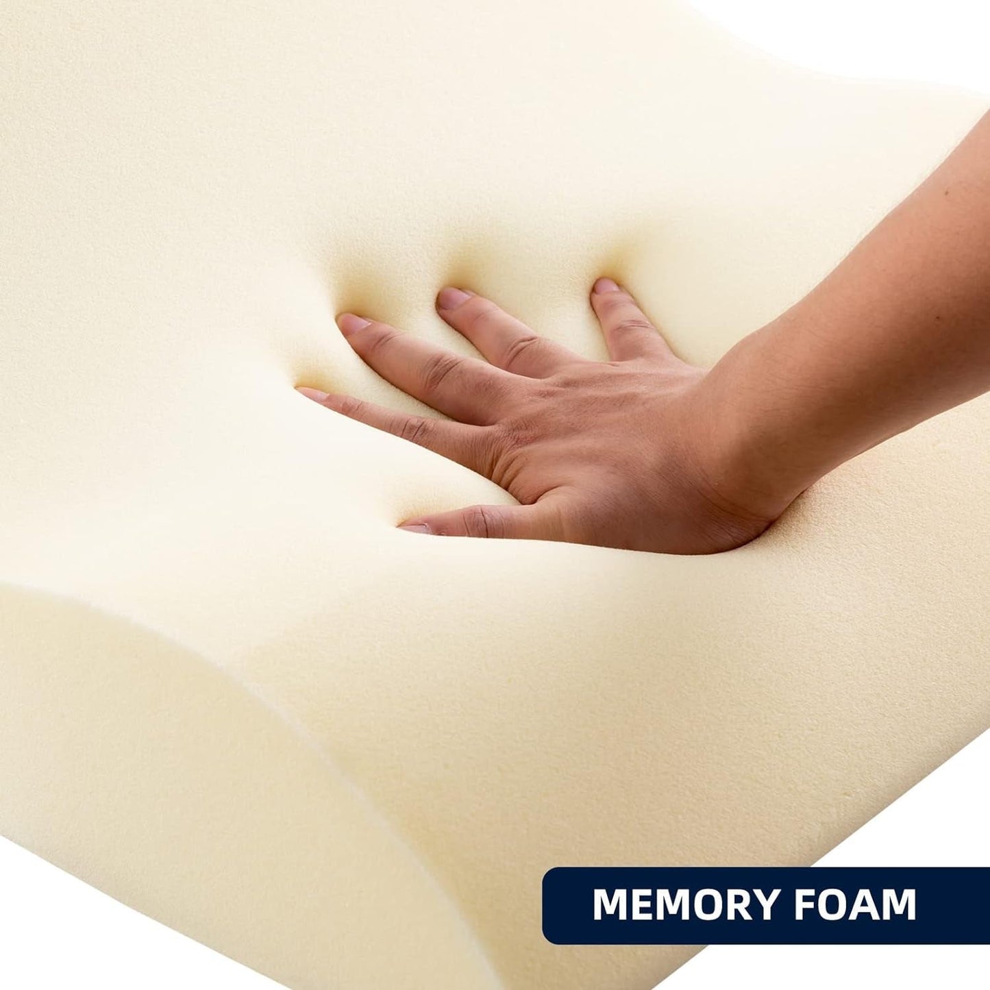 Almohada de Lectura para Cama y Sofá - Almohada de Plumas con Memoria de Memoria - Almohada de Respaldo Ergonómica - Perfecta para Apoyar la Espalda Mientras Te Relajas, Juegas, Lees o Miras TV - Ancha