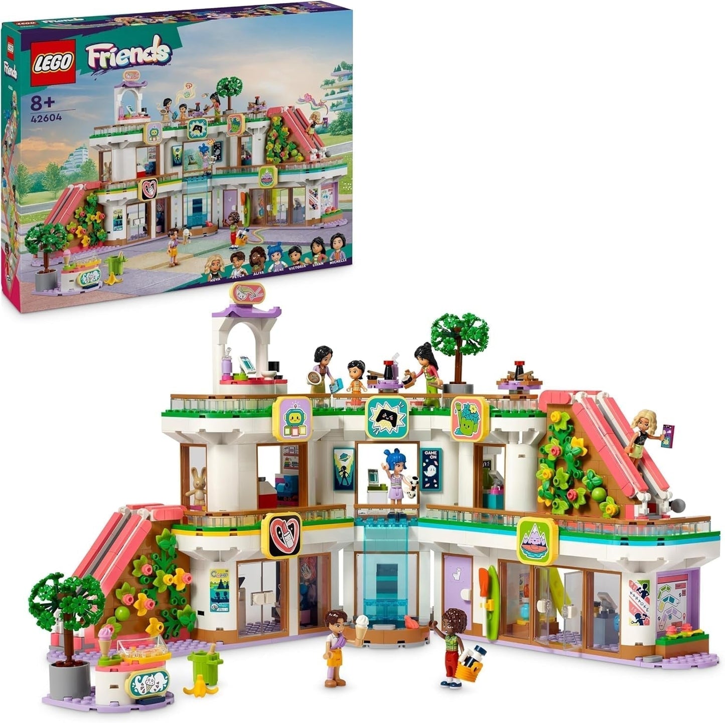 LEGO Friends Heartlake City Store Casa de muñecas de juguete para niñas y niños Juego de figuras que promueve el desarrollo socioemocional Regalo para niños de 8 años 42604 Juegos de construcción Besuche den LEGO-Store Single