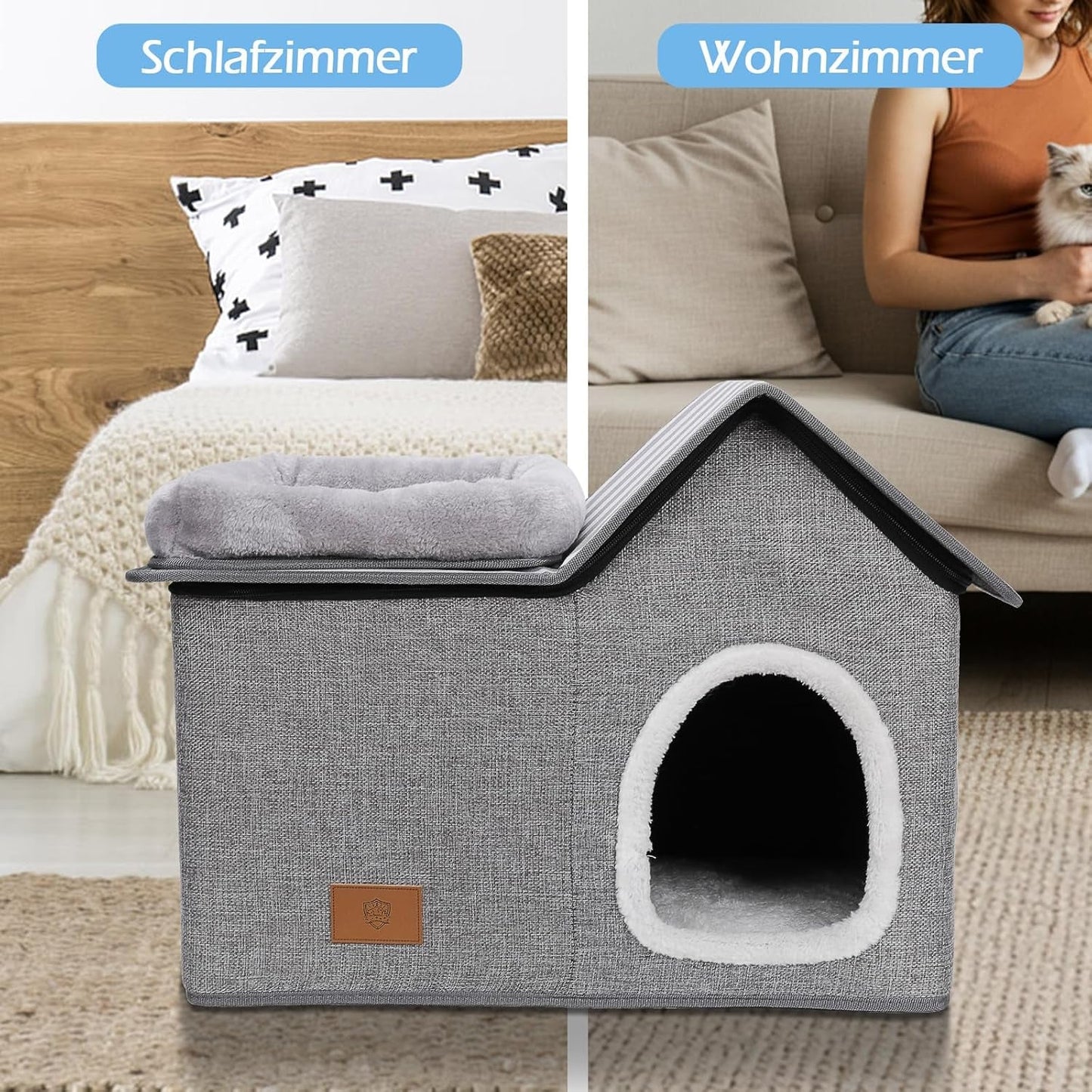 Mantas y Muebles, Mascotas, Cuevas y Casas, Gatos, Camas para Gatos, Camas para Gatos, Colchones