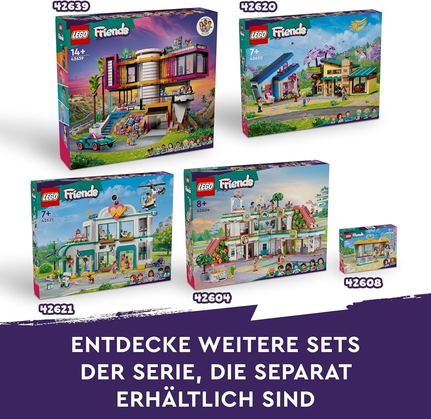 LEGO Friends Vintage Fashion Store Set de construcción para niños con juguetería, figuras y gato, modelo de juego de rol para el desarrollo socioemocional, regalo para niñas y niños de 6 años 42614 Juegos de construcción Besuche den LEGO-Store