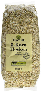Flocken Bio 3 Korn, 500 G Cereales Naty Tienda Título Predeterminado