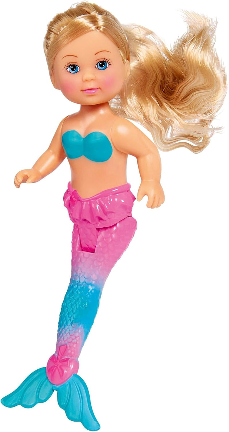 Simba 105733336 - Steffi LOVE Mermaid Friends Muñeca Sirena Mágica con Hermana Evi, Figura de Delfín y Más, Juguete para Niños de 3 años en adelante Muñecas Naty Shop