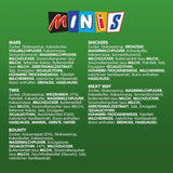 Minis mixtos, Snickers, Bounty, Twix, Milky Way, paquete a granel de chocolate, un paquete (1 x 400 g) (paquete de 5)