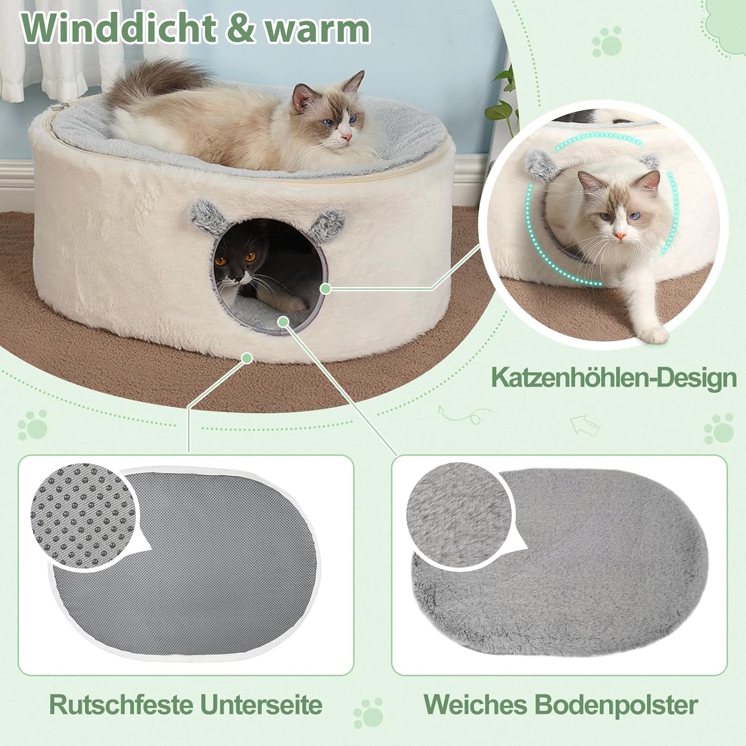 Mantas y Muebles, Mascotas, Cuevas y Casas, Gatos, Camas para Gatos, Camas para Gatos, Colchones