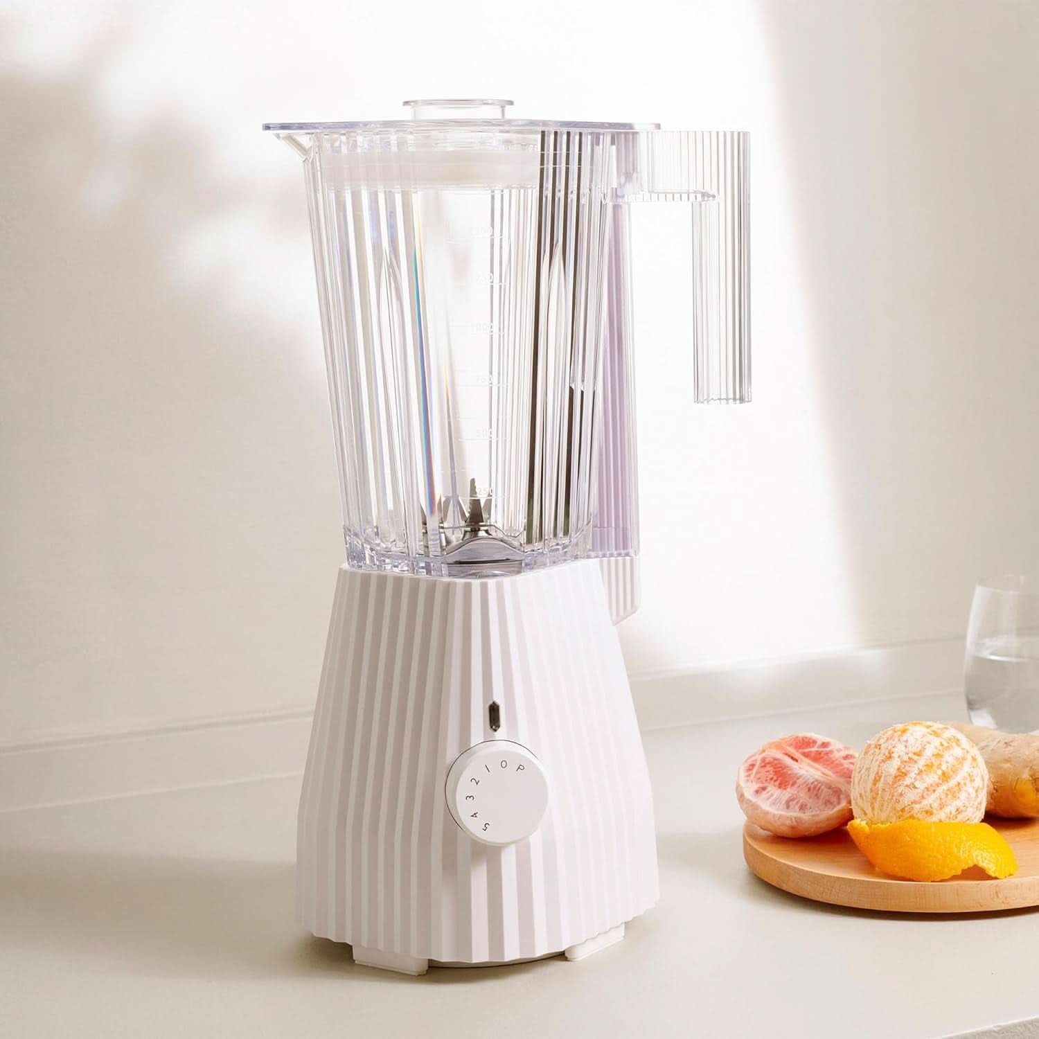 Alessi Plissé MDL09 W - Batidora con jarra graduada, resina termoplástica, Cocina Naty Shop