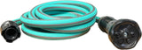 Manguera de jardín extensible hasta 7,5 metros, 1/2" (12,5 mm), con ducha de mano y 8 funciones, Idroeasy
