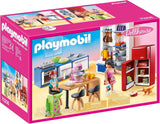 CASA DE MUÑECAS PLAYMOBIL 70209 Habitación juvenil con figura de niña y complementos, a partir de 4 años Casas de Muñecas Naty Shop Cocina