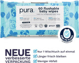 Toallitas desechables ecológicas para bebés para pieles sensibles del bebé 70 toallitas (1 paquete) 99% de agua 100% sin plástico para pieles sensibles Recién nacidos propensos al eccema Biodegradables Veganos