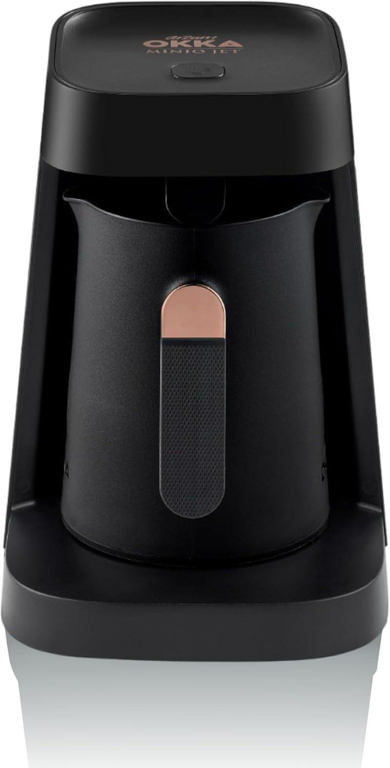 Cafetera turca Arzum Okka MINIO JET, 400 W, capacidad 5 tazas, protección contra desbordamiento, sistema de aviso acústico, Cafetera turca, cromada