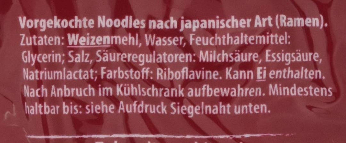 Fideos ramen estilo japonés Miyako, paquete de 12 (12 x 200 g)