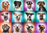 Trefl TR27119 Retratos Divertidos De Perros II 2000 Piezas, Calidad Premium, Para Adultos Y Niños A Partir De 12 Años Puzzle, Puzzle De Colores Naty Shop
