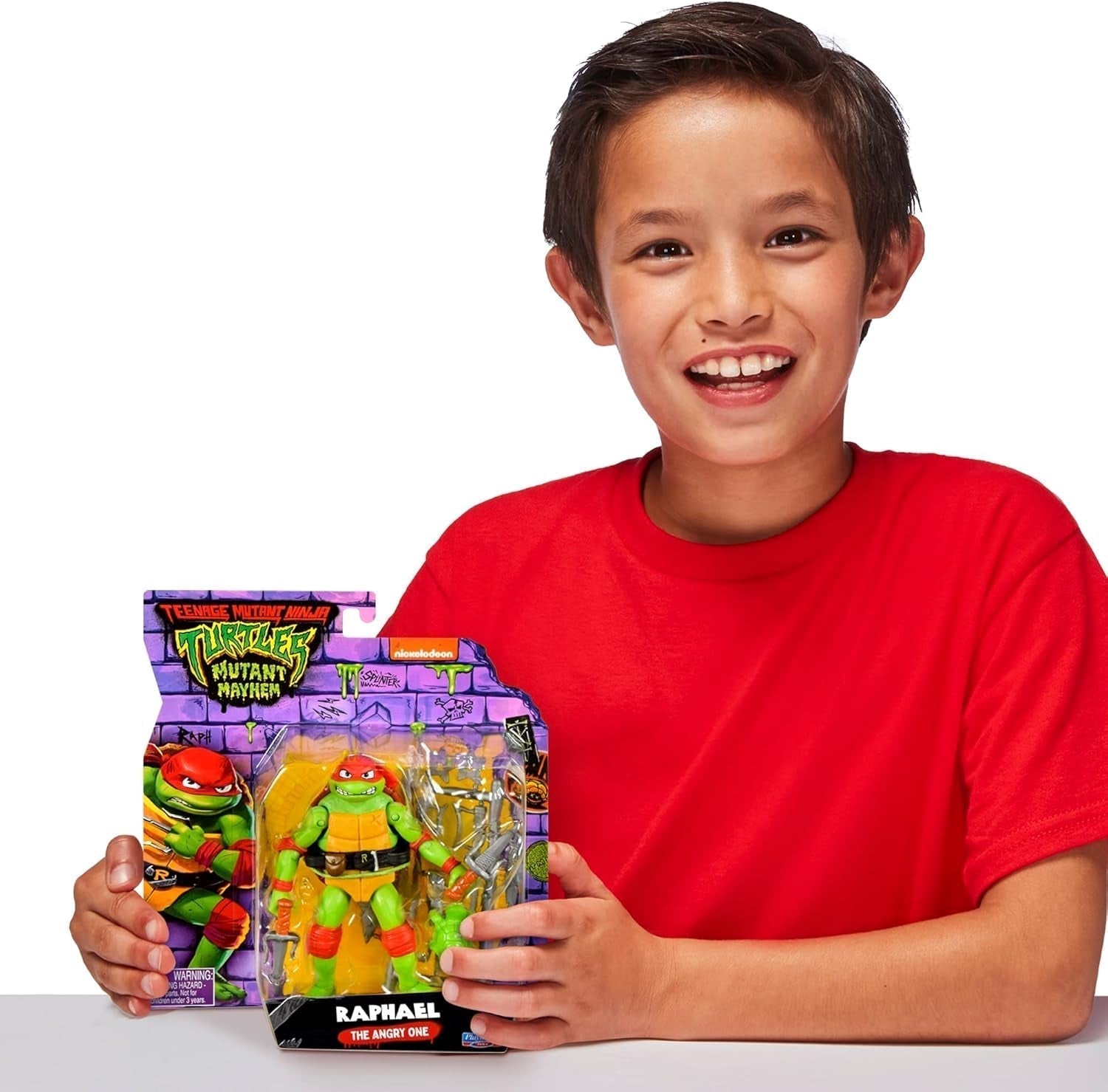 Tortugas NINJA TEENAGE MUTANT - Figura Raphael Base Figuras de acción Naty Shop