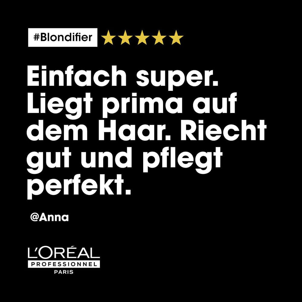 L'Oréal Professional | Mascarilla nutritiva para cabello rubio y decolorado, extracto de fruta de Açai, Serie Expert, mascarilla rubia Naty Shop mascarilla capilar