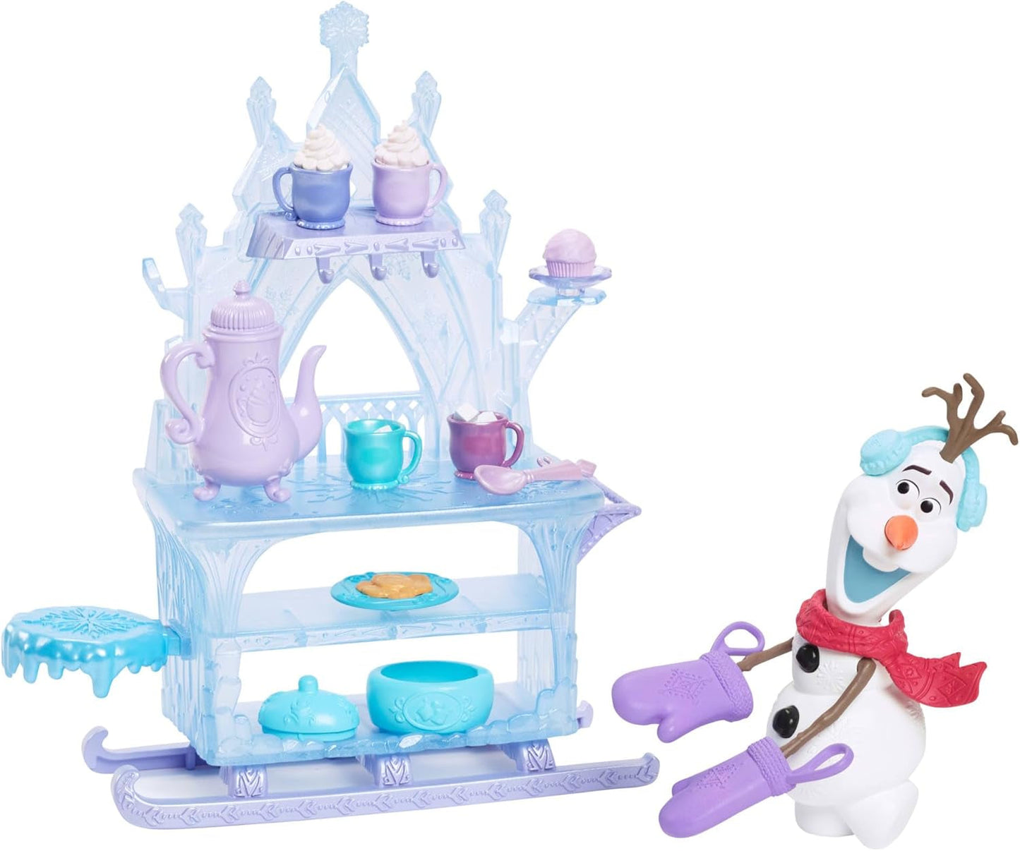 Mattel Muñeca Elsa La Reina De Hielo Disney, Muñeca La Reina De Hielo, Pelo Rubio Peinado, Muebles, Zapatos De quita y pon, Regalos Disney, Juguetes 3 Años, HLW47 Naty Shop Muñecas Olaf
