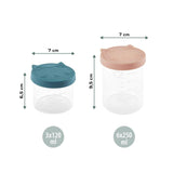 Babymoov ISY BOWLS recipientes para comida para bebés de vidrio robusto y resistente a la temperatura - para almacenar/congelar comida para bebés, 6x 250ml + 3x 120ml Cajas de almacenamiento de alimentos Naty Shop