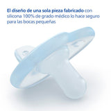 Philips AVENT Soothie - Chupete sin BPA para bebés de 0 a 6 meses, azul/celeste (modelo SCF099/21)