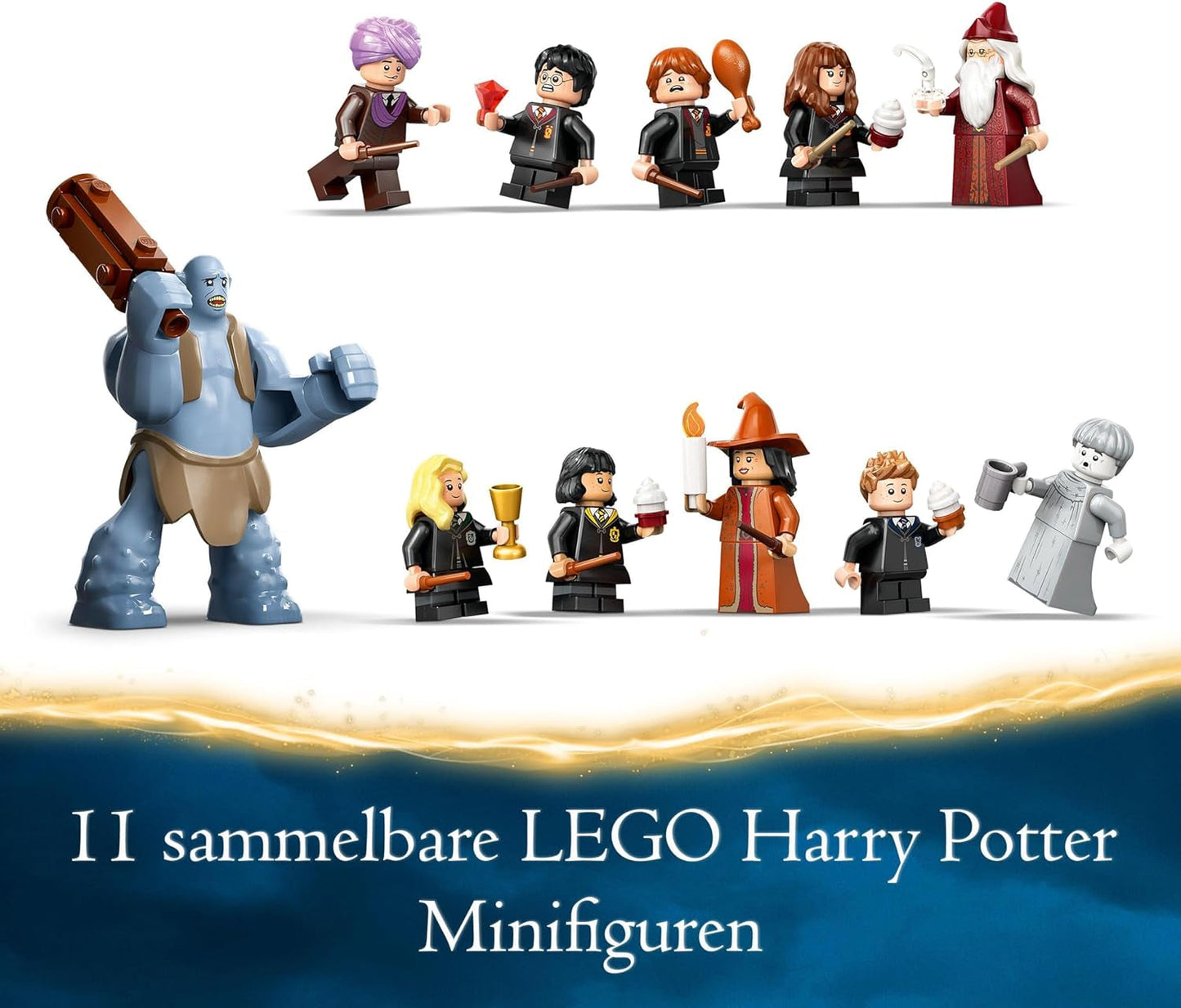 LEGO Harry Potter Castillo de Hogwarts: El Gran Salón, juguete coleccionable con 11 minifiguras incluida Hermione Granger, regalo mágico para niños y niñas 76435 Juegos de construcción Besuche den LEGO-Store