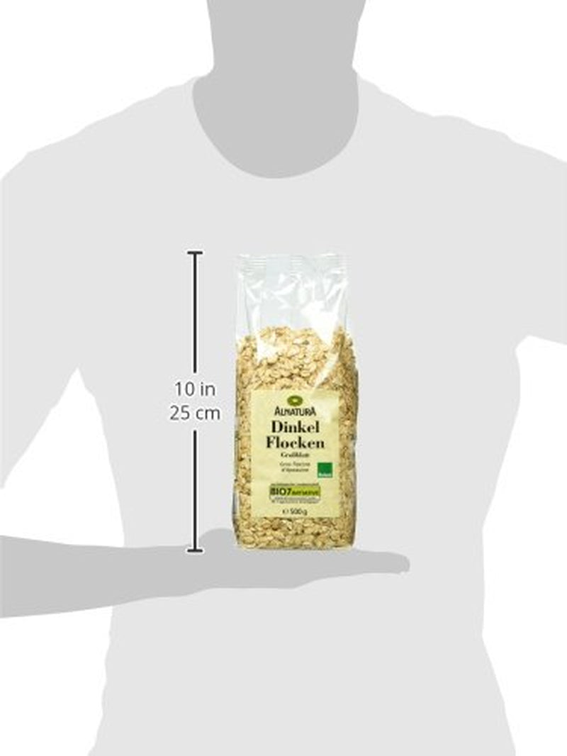 Bio Dinkelflocken Großblatt, 500G Cereales Naty Shop