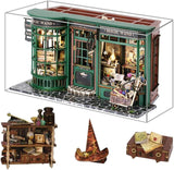 Magic Shop casa de muñecas con cubierta antipolvo, Kit de muebles de casa de muñecas en miniatura, escala 1:24, regalo creativo para niños y adolescentes, regalo de cumpleaños