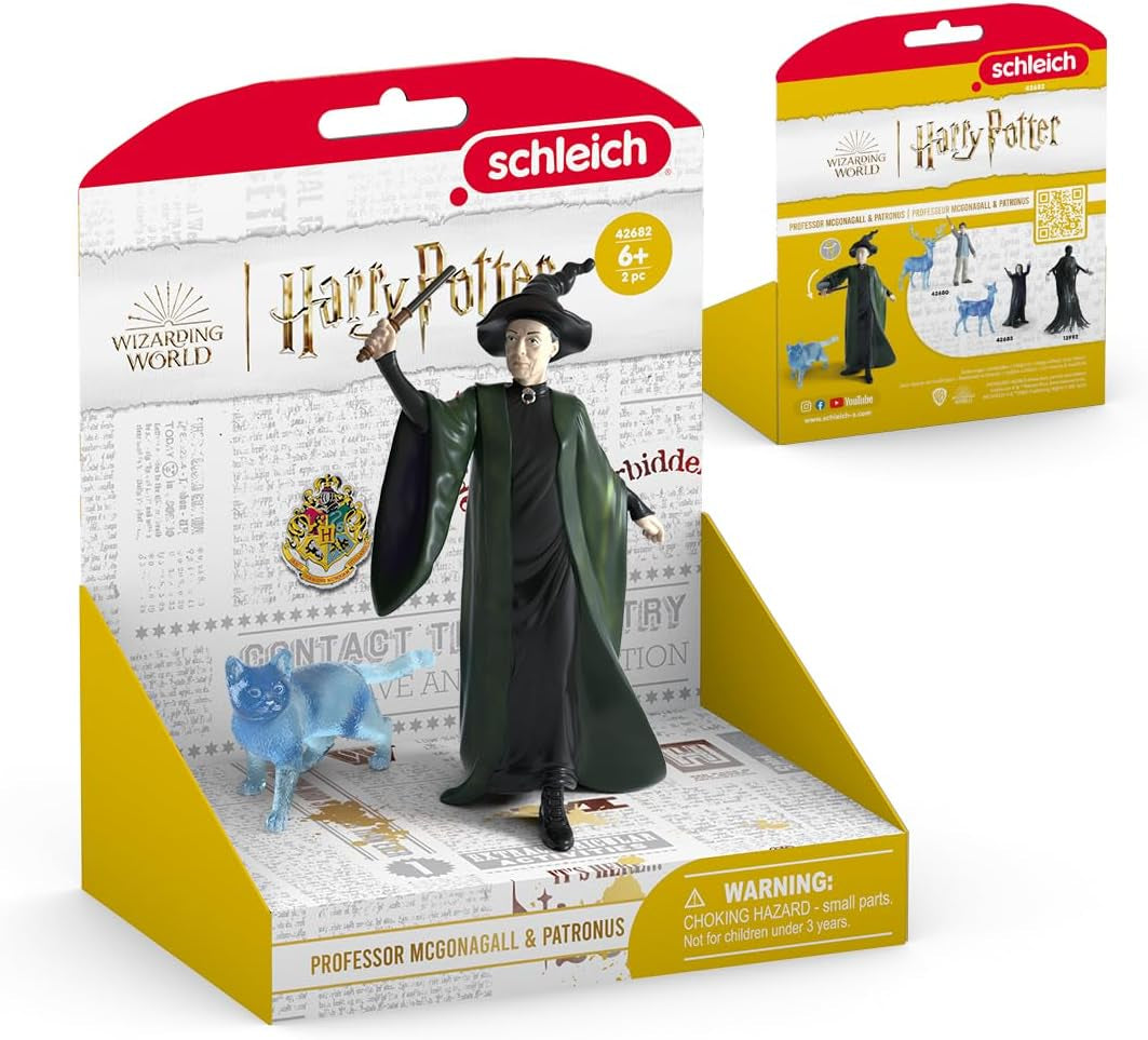 Schleich 42682 Profesora McGonagall & Patronus, A partir de 6 años, HARRY POTTER - Figura de juego, 16 X 11 X 18 cm Figuras de acción Naty Shop