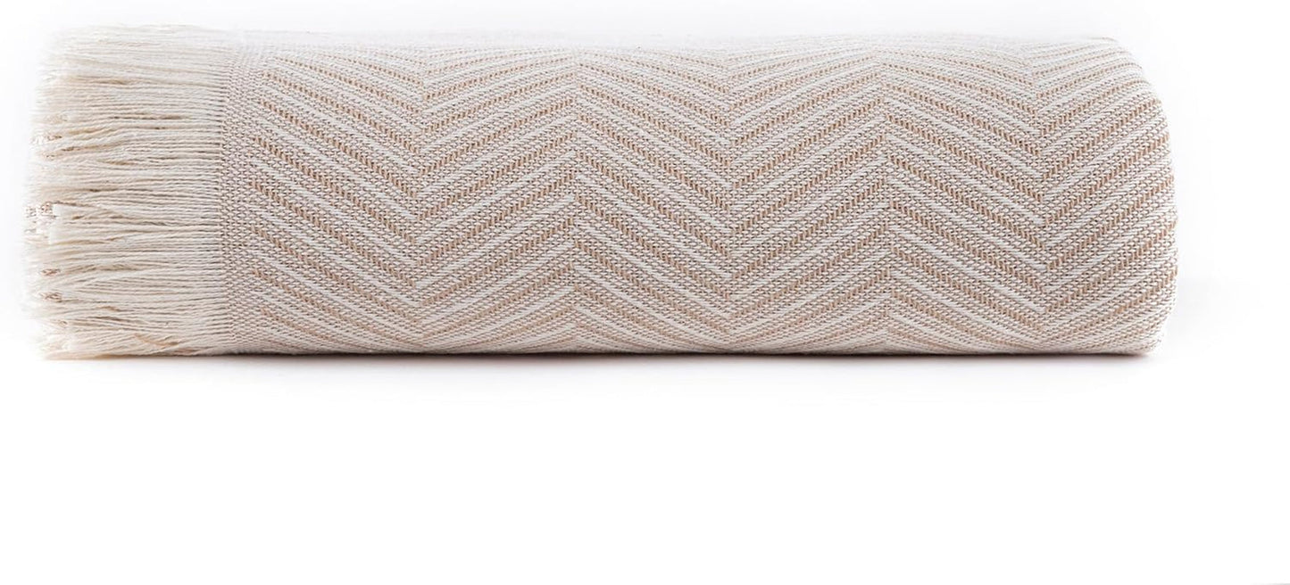 Todocama Colcha Multifuncional, colcha, colcha, funda de sofá, jarapas, estampado de espiga (230 X 260 Cm, beige arena). Camas y Mantas Besuche den Todocama-Store Arena beige 230 X 260 Cm
