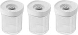 ZWILLING FRESH & SAVE CUBE Box, Tamaño 2M, Caja de Almacenamiento Modular y Apilable, Almacenamiento Hermético y Vaciable, Apto para Lavavajillas, Cajas de Almacenamiento de Alimentos Transparentes Naty Shop Xs