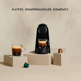 Cafetera espresso con cápsulas Nespresso De'Longhi Essenza Mini, negra | Presión de la bomba 19 bares | Depósito de agua 0,6 l | Para café expreso y pulmón | Pequeña cafetera espresso – Grandes momentos de café | EN85.B