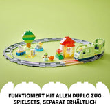 LEGO DUPLO Town Tren de aventuras interactivo, juego con luces y sonidos para juegos de rol, permite a niños de 2 años construir vías, juguete educativo preescolar 10427 Juegos de construcción Besuche den LEGO-Store