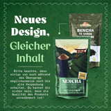 Naturalebio Té Sencha Japonés - 200 g Té verde ecológico - Té verde Sencha 100% puro y natural - hojas sueltas de la primera cosecha - producto ecológico cultivado en Japón